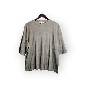 Pronto Uomo Tan Silk & Cotton Blend Short Sleeve Shirt 2XL